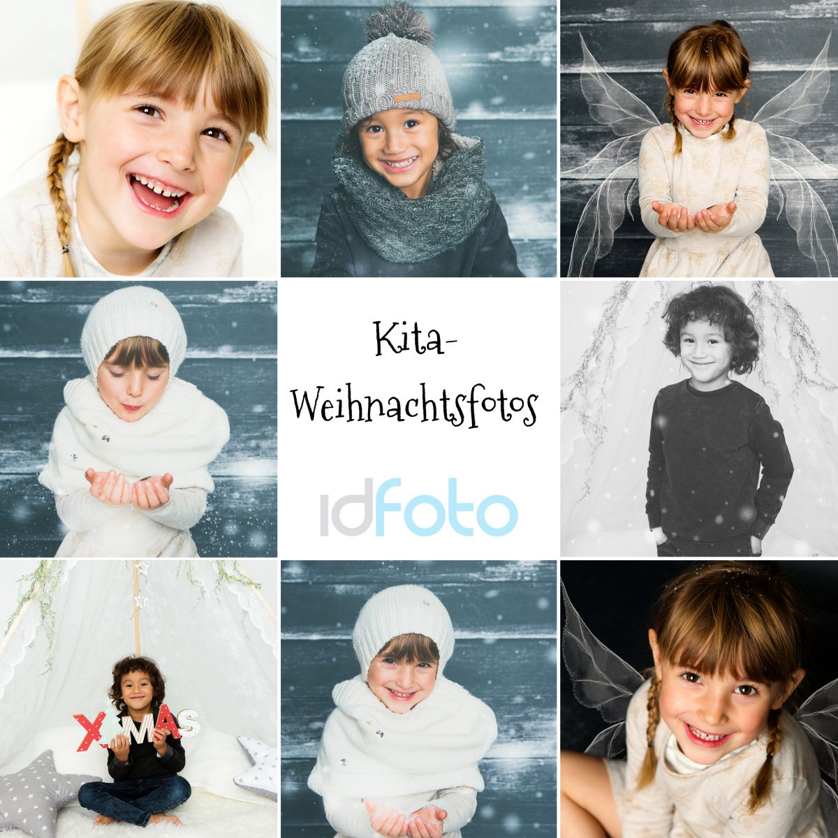 Weihnachtsfotos im Kindergarten 2017